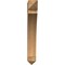 Ekena Millwork Thorton Arts & Crafts Rough Sawn Bracket, Western Red Cedar, 6"W x 32"D x 44"H BKT06X32X44THR03RWR - alternate 2